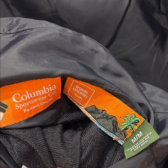 Columbia x Opening Ceremony reversible hot Pink Purple zip up jacket medium nwot - Picture 12 of 12